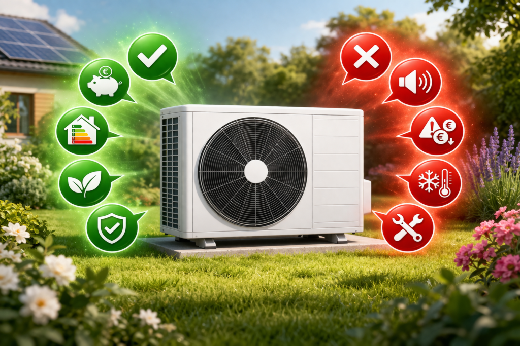 Avantages et inconvénients de la pompe à chaleur