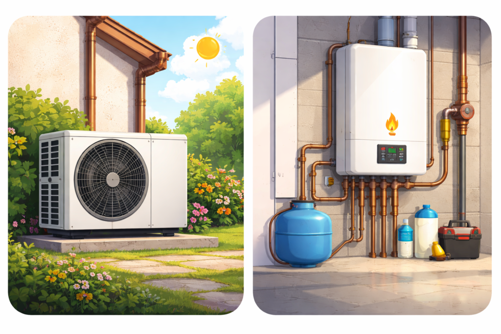 Pompe à chaleur ou chaudière gaz : guide complet pour choisir la meilleure option