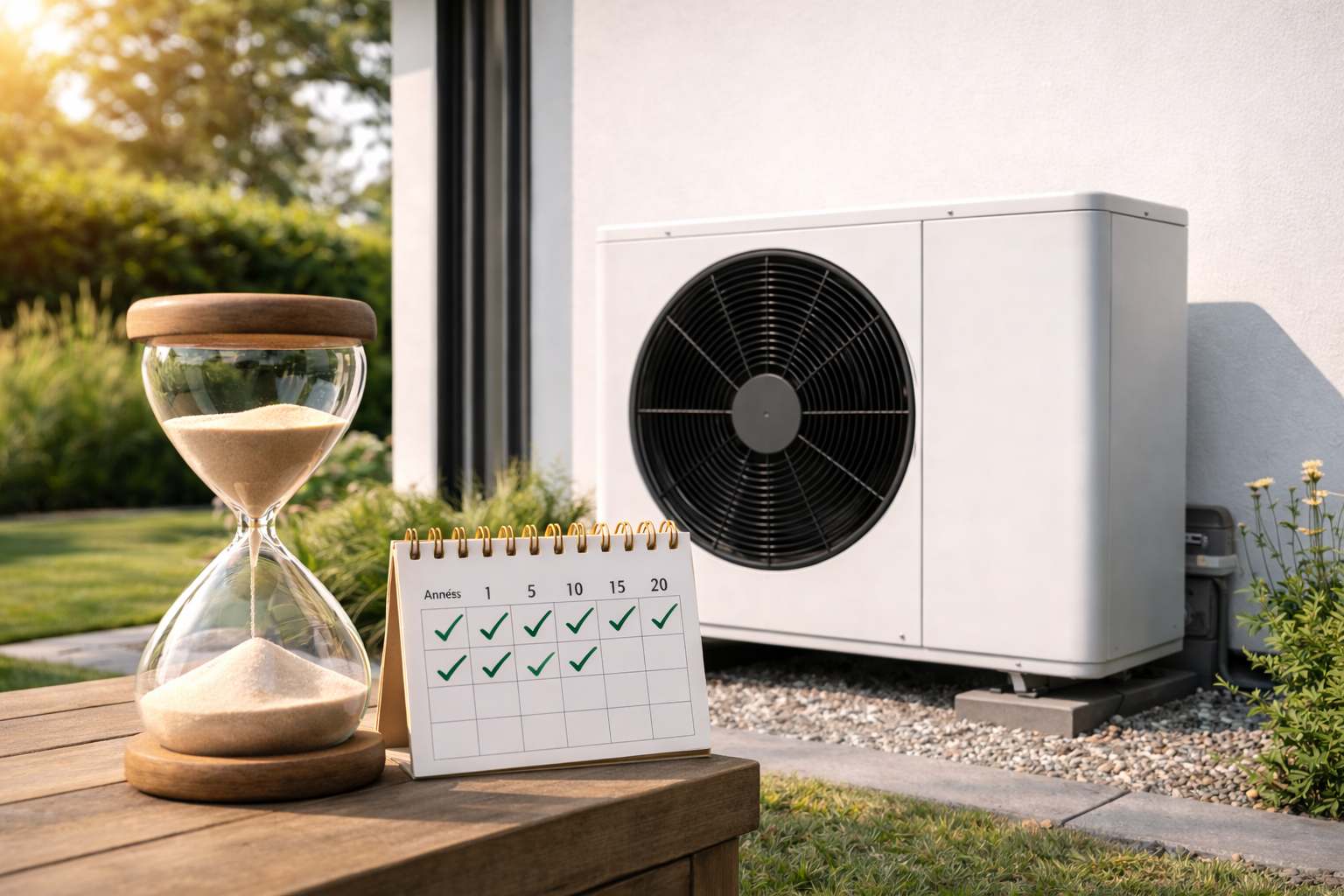 Durée de vie pompe à chaleur air-eau