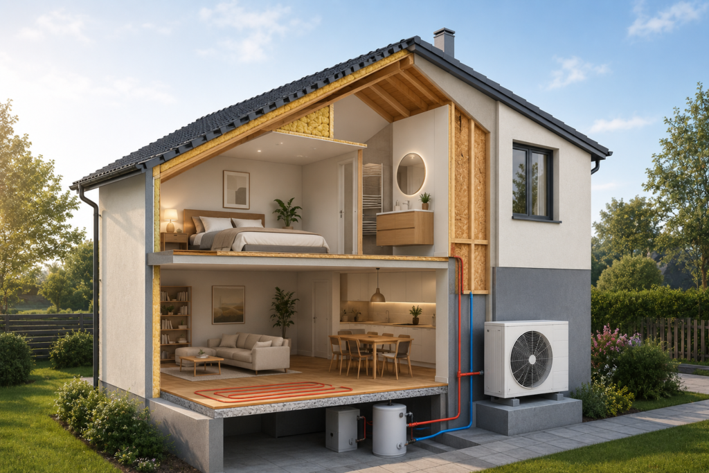 pompe à chaleur et rénovation globale